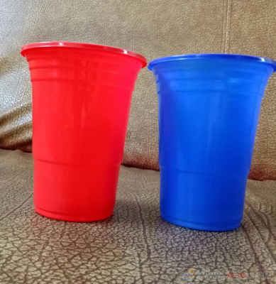 山东万瑞塑胶450ml PP单色塑料杯 品质之选，透明新体验